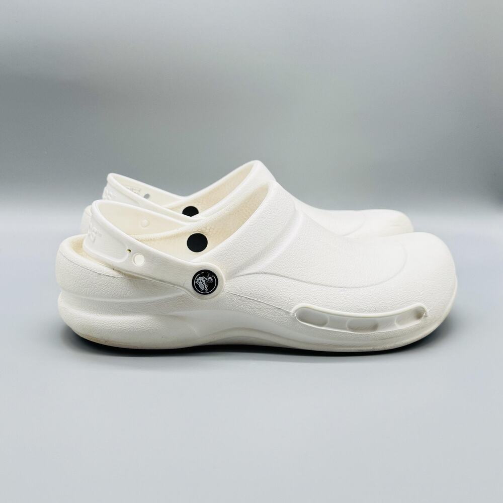 CROCS White Slip-On Clogs